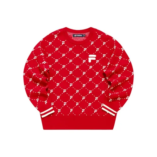 FILA FUSION Гранатовый красный Женские Свитеры