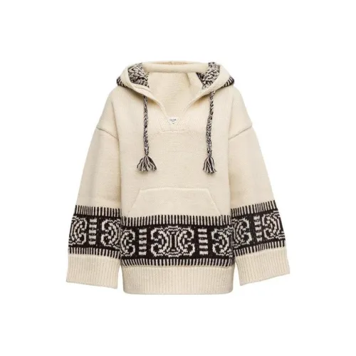 CELINE Бежевые Женские Свитеры