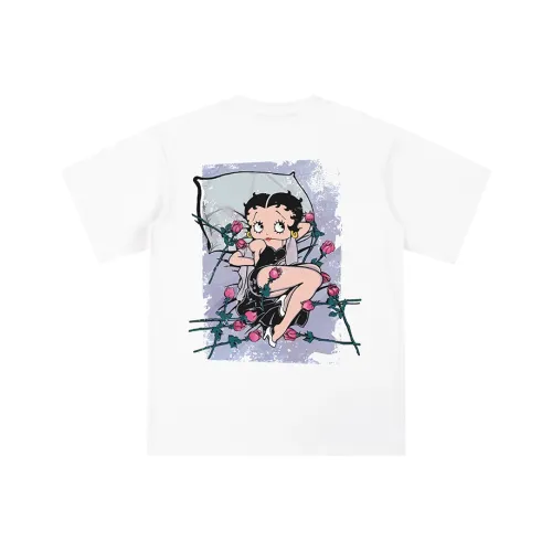 Betty Boop Белые Женские Футболки