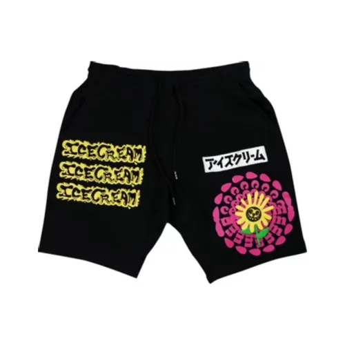 ICECREAM Повседневные шорты Унисекс Черный