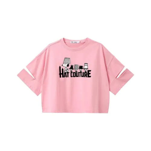 Fun x SHINUBI LIANMINGKUAN Регулярная T-рубашка Женская Lilac Powder