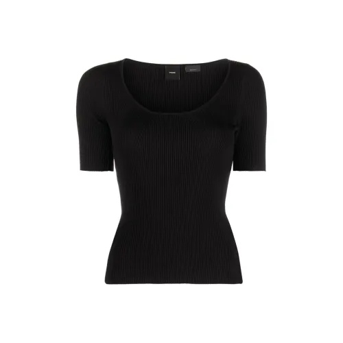 PINKO FW23 T-рубашка Женская Черная