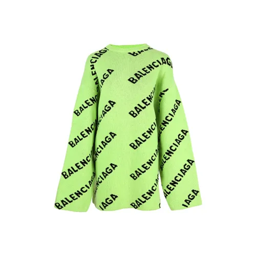 Balenciaga Свитер Женский Зеленый