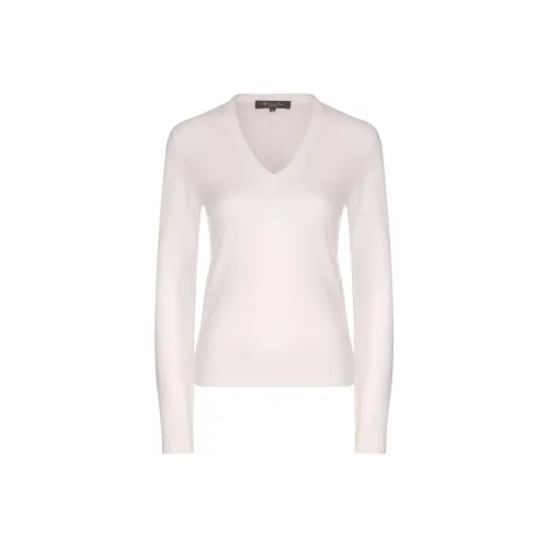 Loro Piana Белые Женские Свитеры