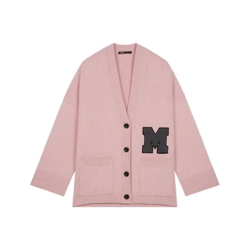 Maje Розово-вишневый Женские Свитеры