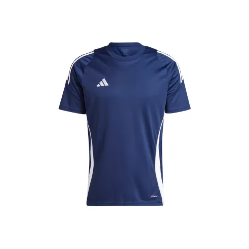 Adidas Tiro 24 Джерси Футбол Джерси Мужской Темно-синий
