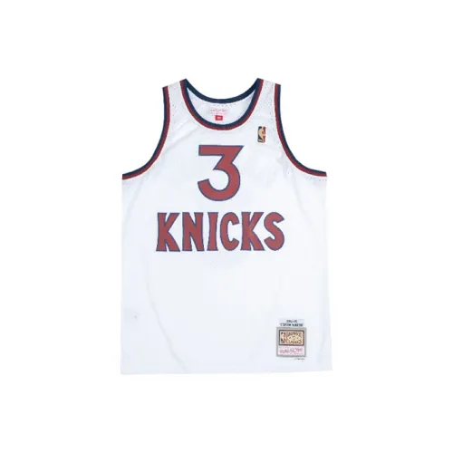 MITCHELL NESS Баскетбольная Джерси SW Фанатская версия 04 05 New York Knicks MARBURY Размер 3 Унисекс Белый