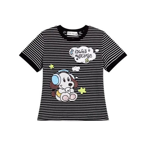 BEAR UNION T-рубашка Женская Черная