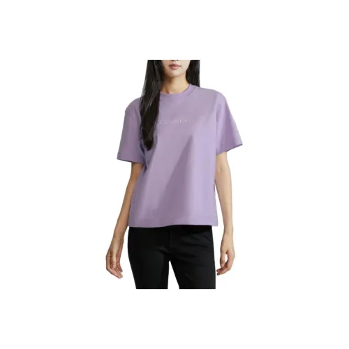 CK Calvin Klein T-рубашка Женская SPI Гиацинтово-фиолетовый