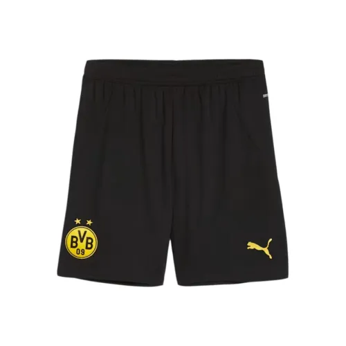 PUMA Borussia Dortmund Черные Мужские Спортивные Шорты