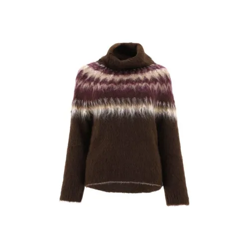 CELINE Коричневые Женские Свитеры