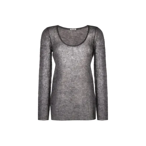 MIU MIU FW21 Slim Fit Свитер Женский Серый