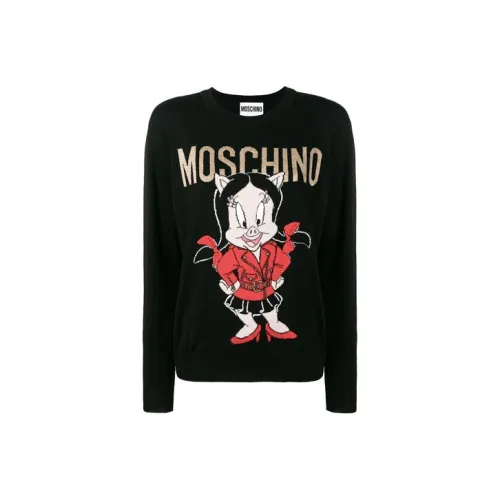 MOSCHINO Черные Женские Свитеры