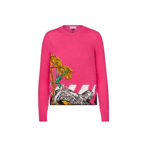 DIOR Розовые Женские Свитеры