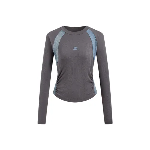 A21 Темно-серые Женские Футболки