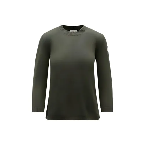 Moncler Зеленые Женские Свитеры