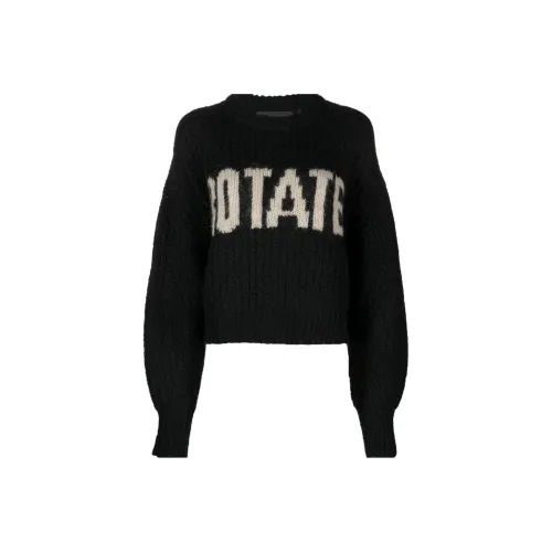 Rotate Черные Женские Свитеры