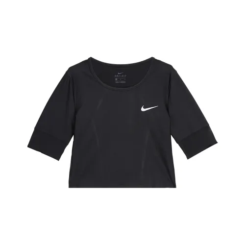 NIKE Черные Женские Короткие Топы