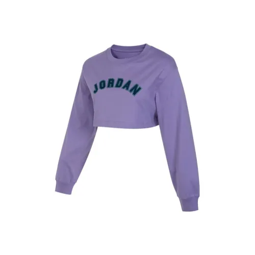 JORDAN Фиолетовый Женский Короткий Топ