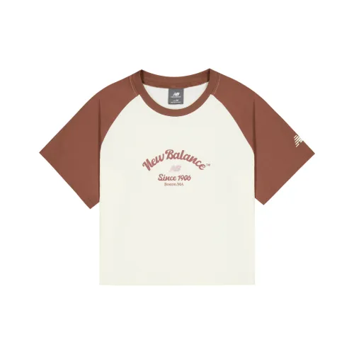 New Balance совместный бренд 1906 реглан-футболка с длинным рукавом женская коричневая