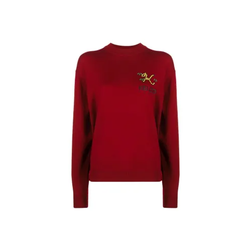 KENZO Женские свитеры красного цвета