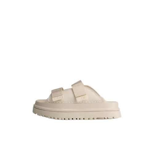 UGG GoldenGlow Slip-Resistant Abrasion-Resistant Low Top Children's Sandals Beige Children's