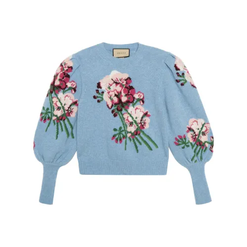 GUCCI Синие Женские Свитеры