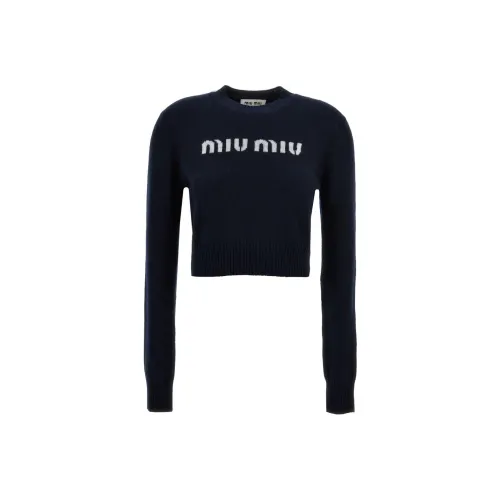 MIU MIU Свитер Женский Темно-синий
