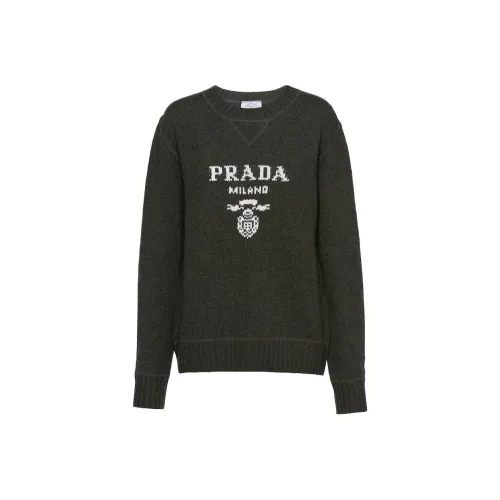 PRADA Зеленые Женские Свитеры