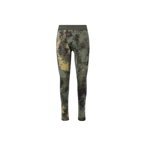 Nike Pro Масляный Зеленый/Средний Оливковый/Черный Мужские Спортивные Штаны