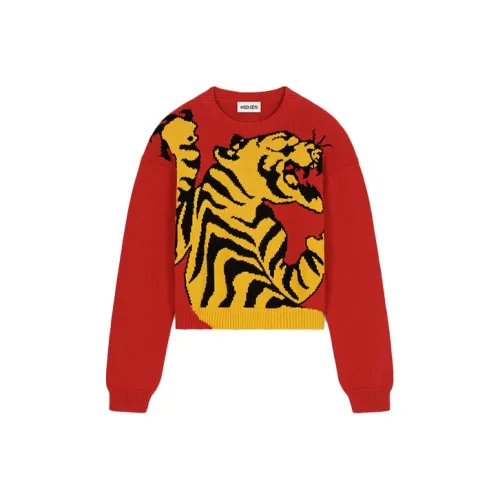 KENZO Женские свитеры красного цвета