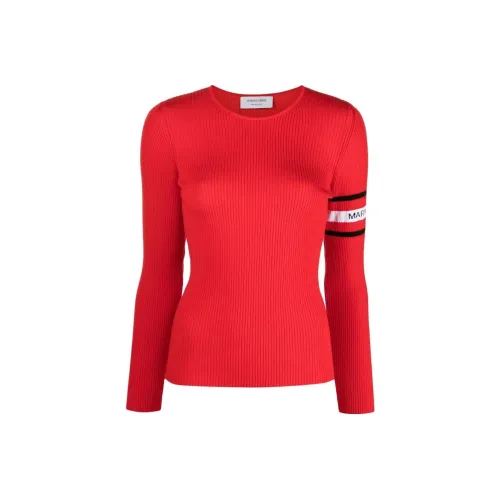Marine Serre FW22 Свитер Женский Ярко-Красный