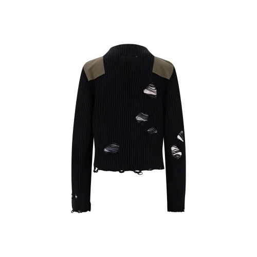 MM6 Maison Margiela Черные Женские Свитеры