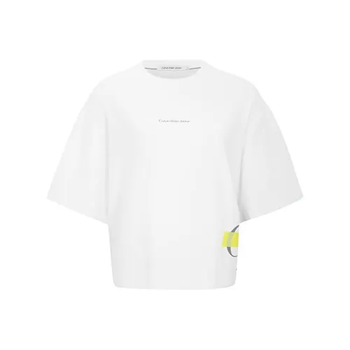 Calvin Klein Стандартная футболка Женская Белая