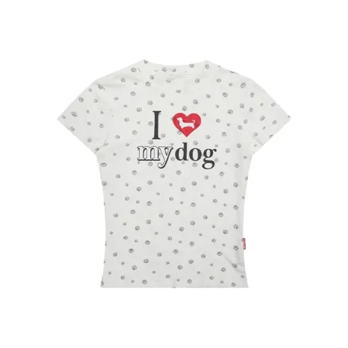 MOONCORE Стандартный Короткий Рукав Т-Рубашки Женские