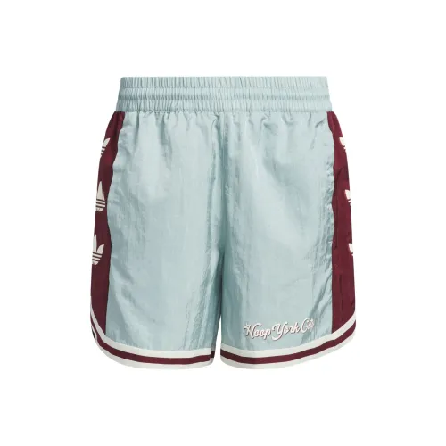 Adidas Originals HOOP YORK CITY Спортивные шорты Унисекс Текстура Зеленый