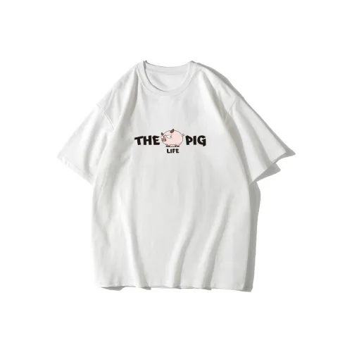 TEME Рукав с оборванным плечом T-рубашка Унисекс