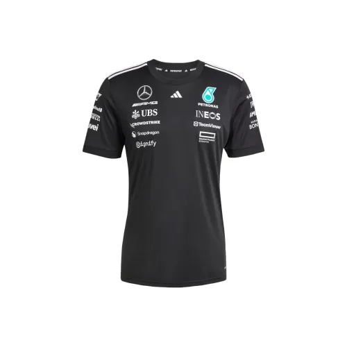 Adidas x Mercedes AMG Petronas F1 Team SS25 T-Shirt Женская Черный Белый