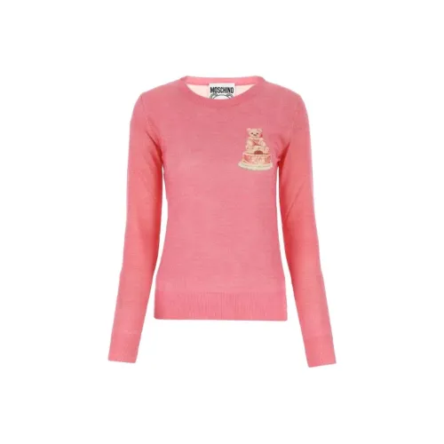 MOSCHINO Розовые Женские Свитеры