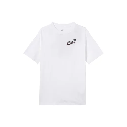 Nike Т-рубашка с рукавом-трубкой женская белая