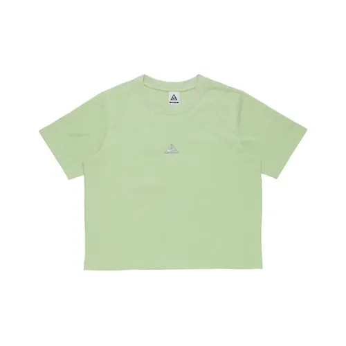 Nike ACG Рукав с спущенным плечом T-рубашка Женская Зеленая