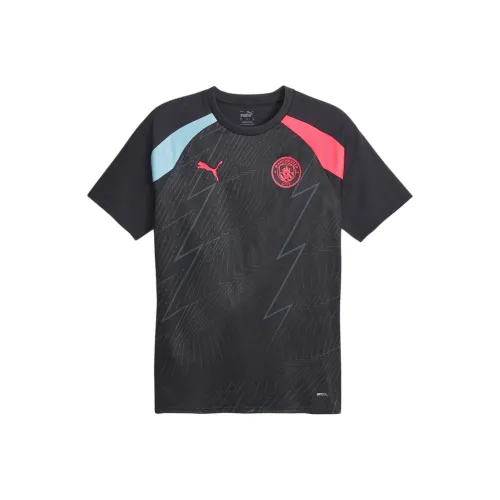 PUMA Manchester City PREMATCH Джерси Футбол Джерси Мужской Черный