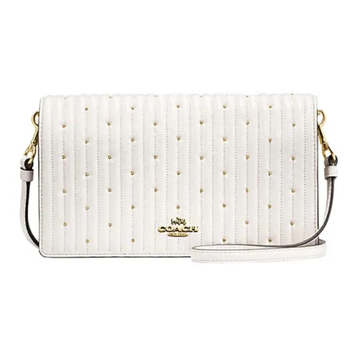 COACH Hayden Кожа Сумка через плечо Женская Розовая Белая