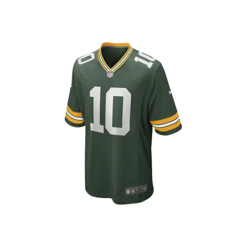 Nike Game Jersey Регби Jersey Зеленый Bay Упаковка Crew Jordan Love Мужской Зеленый