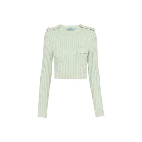 PRADA FW23 Свитер Женский Зеленый