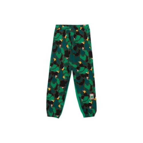 PUMA Вязаные тренировочные штаны унисекс зеленые