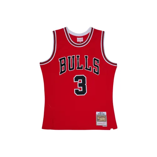 MITCHELL NESS Баскетбольная Джерси Chicago Bulls Dwyane Wade Размер 3 Унисекс Красный