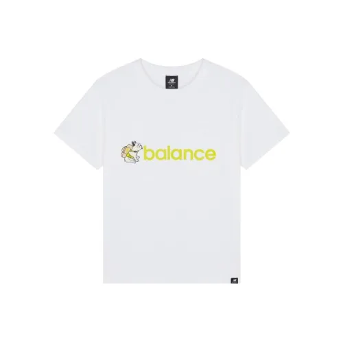 New Balance T-Shirt Женская Белая