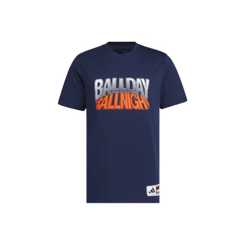 Adidas Баскетбол AEROREADY T Рубашка Баскетбол Джерси Мужской Темный Индиго