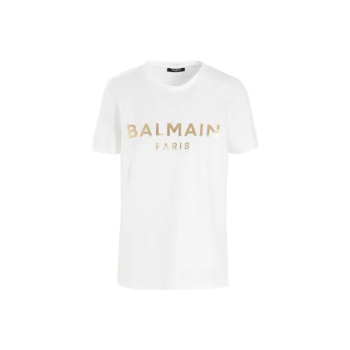BALMAIN SS22 T-рубашка Женская Белая